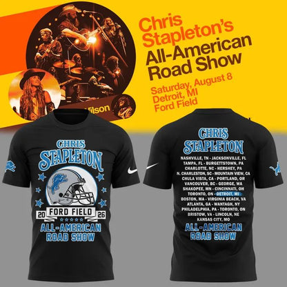 4. Chris Stapleton Show Tshirt- Detroit, MI
