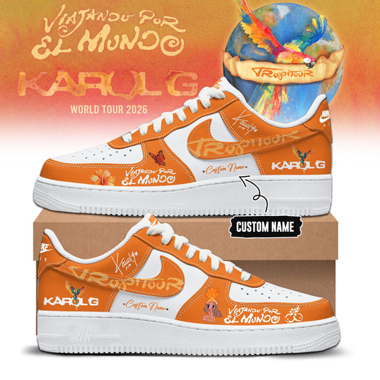 Karol G – Viajando Por El Mundo Tropitour 2026 Limited Edition AF1 Sneakers 2