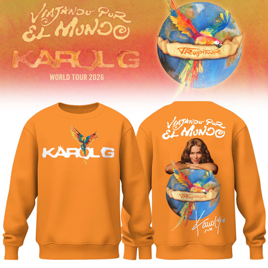 Karol G – Viajando Por El Mundo Tropitour 2026 Limited Edition Sweatshirt 2