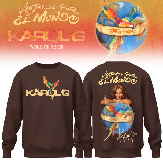 Karol G – Viajando Por El Mundo Tropitour 2026 Limited Edition Sweatshirt 1