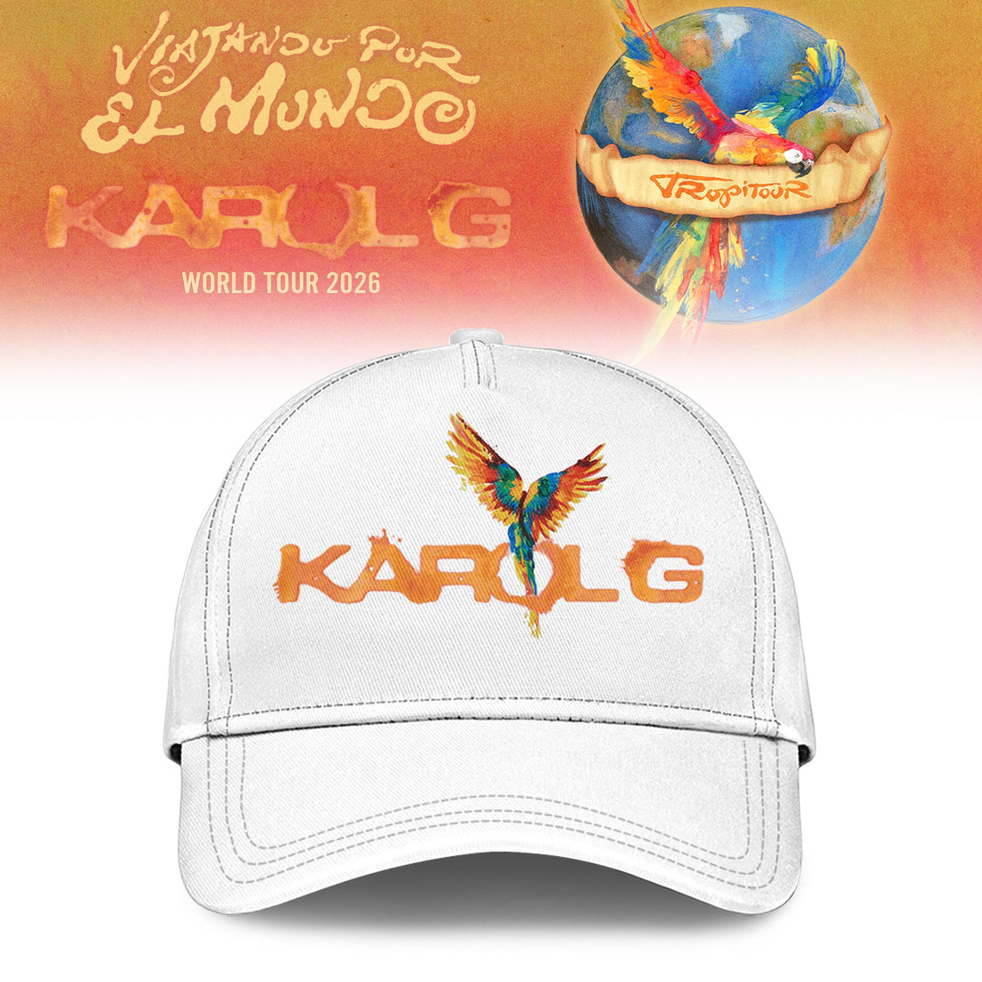 Karol G VIAJANDO POR EL MUNDO TROPITOUR Hoodie
