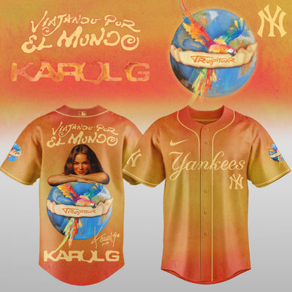 Karol G x MLB – Nos Vamos de Tour JERSEY (All Team) 3