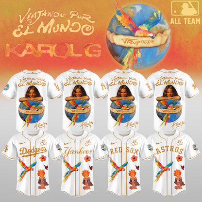 Karol G x MLB – Nos Vamos de Tour JERSEY (All Team) 6