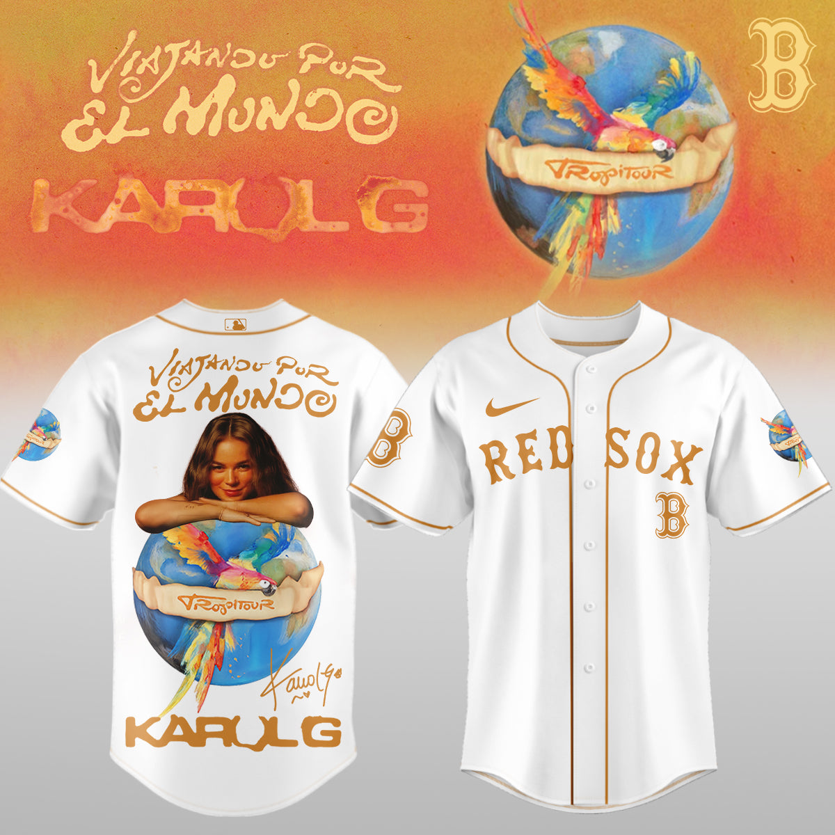 Karol G x MLB – Nos Vamos de Tour JERSEY (All Team) 4