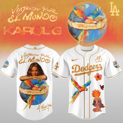 Karol G x MLB – Nos Vamos de Tour JERSEY (All Team) 6