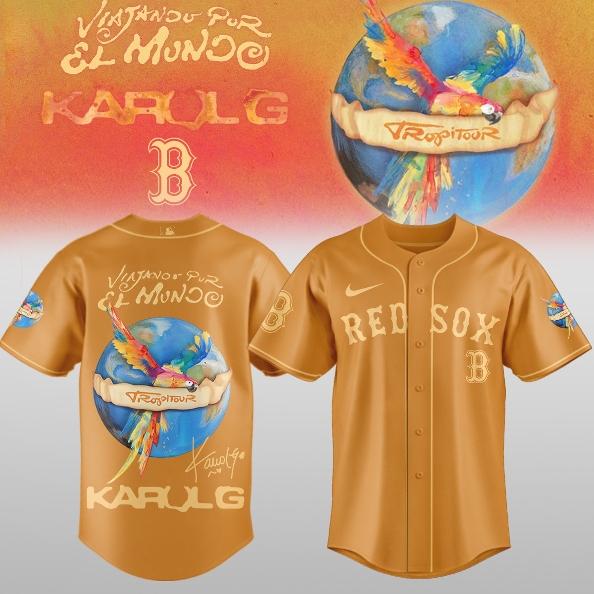 Karol G x MLB – Nos Vamos de Tour JERSEY (All Team) 2