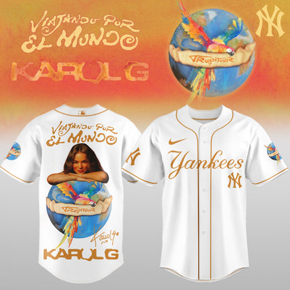 Karol G x MLB – Nos Vamos de Tour JERSEY (All Team) 4