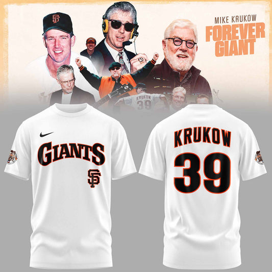 _SF Gnts 39 Years Mike Krukow Forever Giants 3D All-Over Print T-Shirt V2