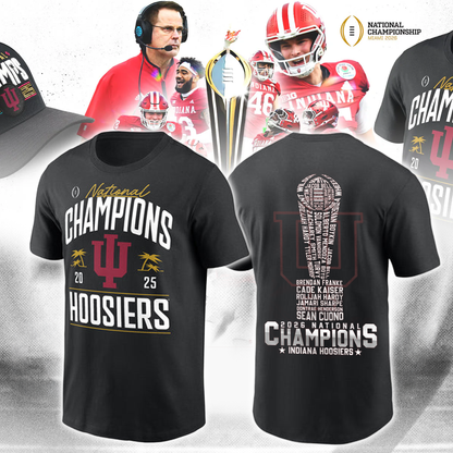Indiana Hoosiers 2025-2026 CFP Champions T-Shirt