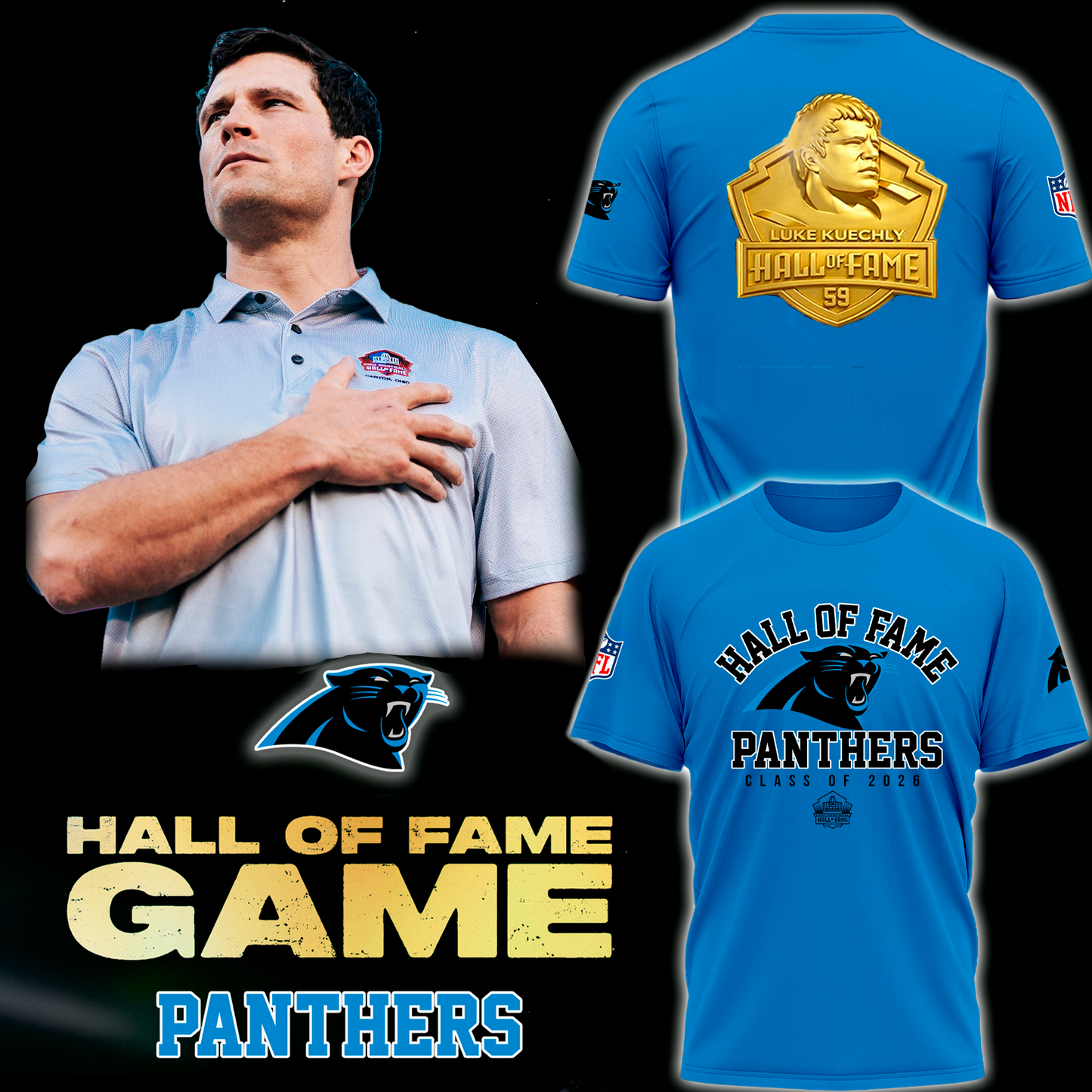 Carolina Panthers - Hall of Fame Game 2026 Limited Edition Tshirt
