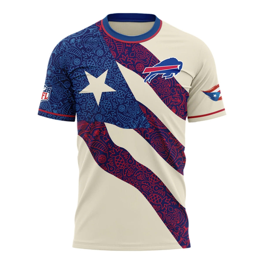 Special 2025 Puerto Rican Heritage Buffalo Bills T-Shirt