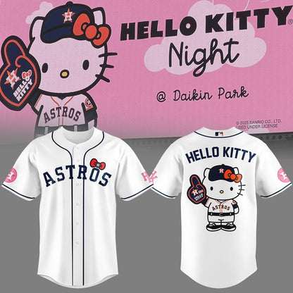 Hello Kitty Night x Houston Astros limited edition 2026 Jersey