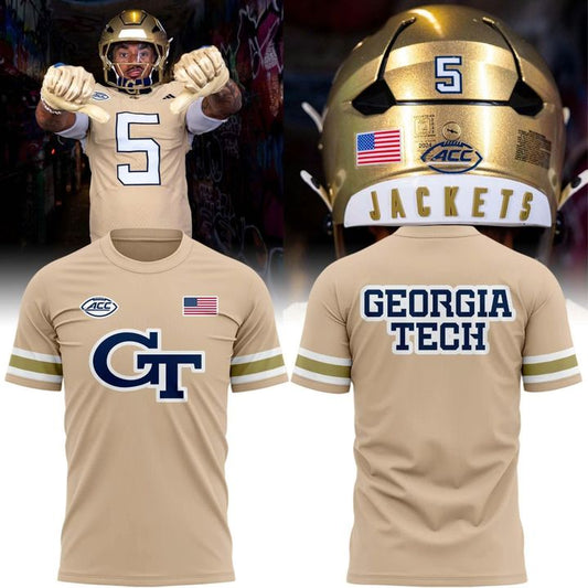 Special New Georgia Tech Wordmark Uniform T-shirt