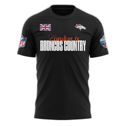 Denver Broncos NFL London game 2025 Limited T-shirt - Black