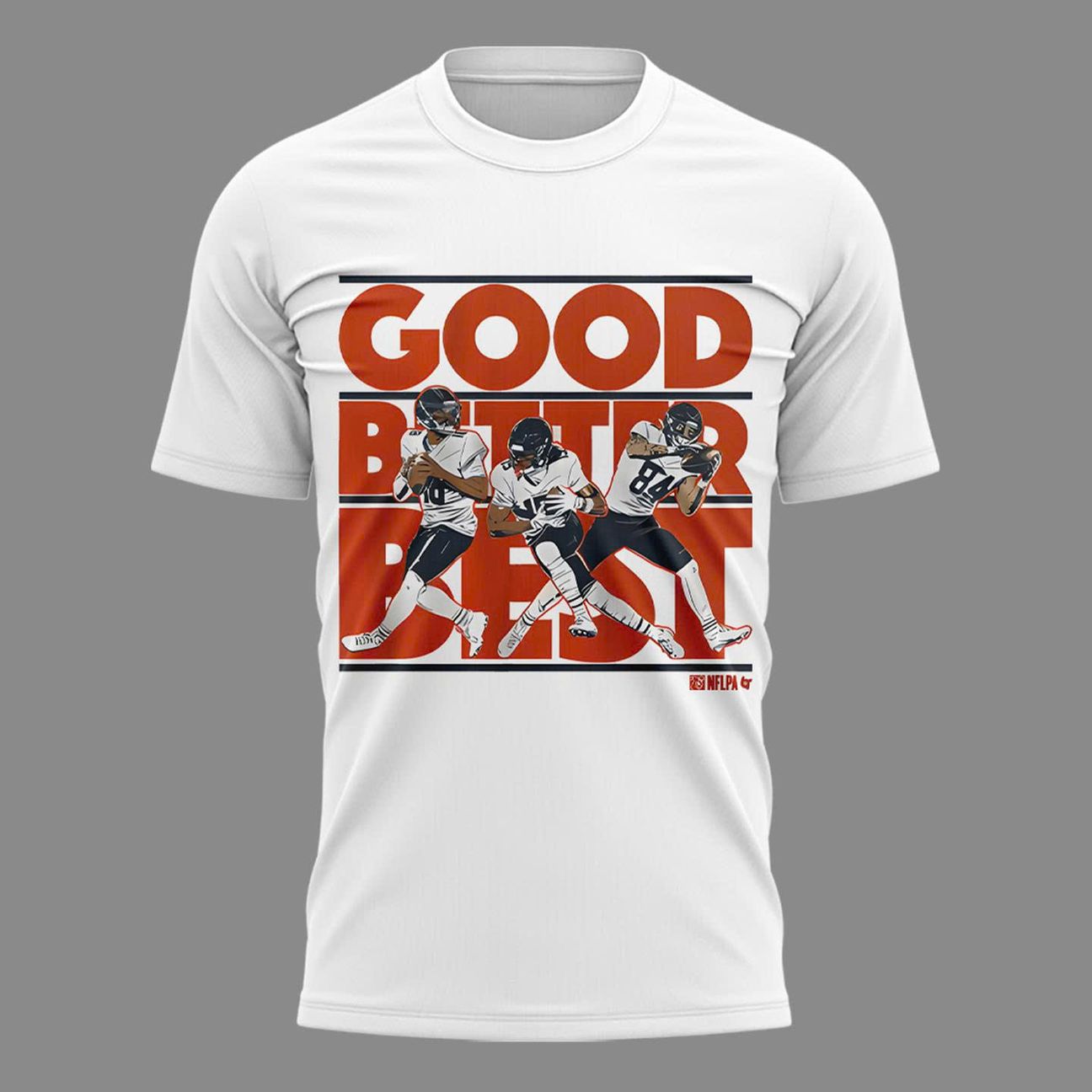 Chicago Bears GOOD. BETTER. BEST T-shirt - White