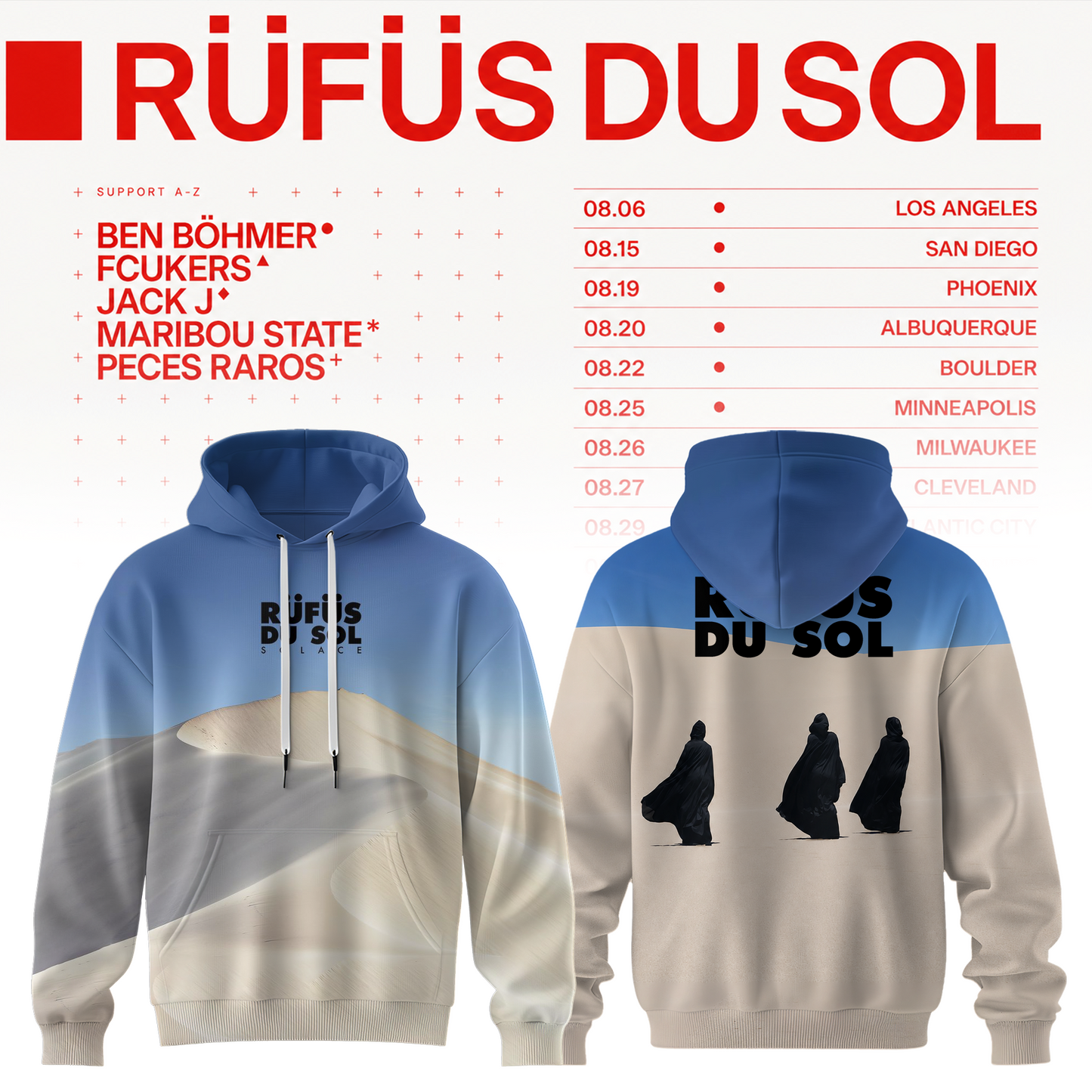 RÜFÜS DU SOL 2026 Tour Merchandise