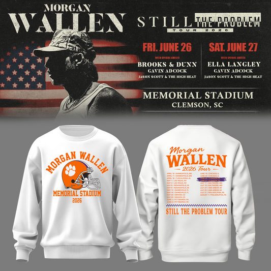 MW x Clemson Tigers Football - Still The Problem Tour 2026 Sweatshirt