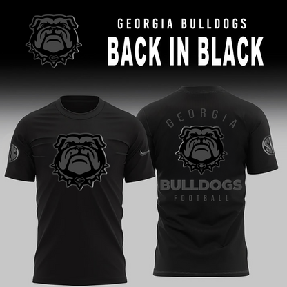 Georgia Bulldogs 2026 Back In Black Limited Edition T-Shirt
