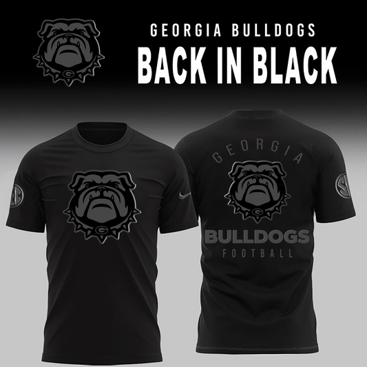 Georgia Bulldogs 2026 Back In Black Limited Edition T-Shirt
