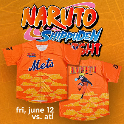 New York Mets x Naruto Night 2026 Jersey Collection