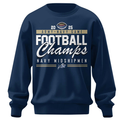 Navy Champions White Sweatshirt + Unisex Limited Style