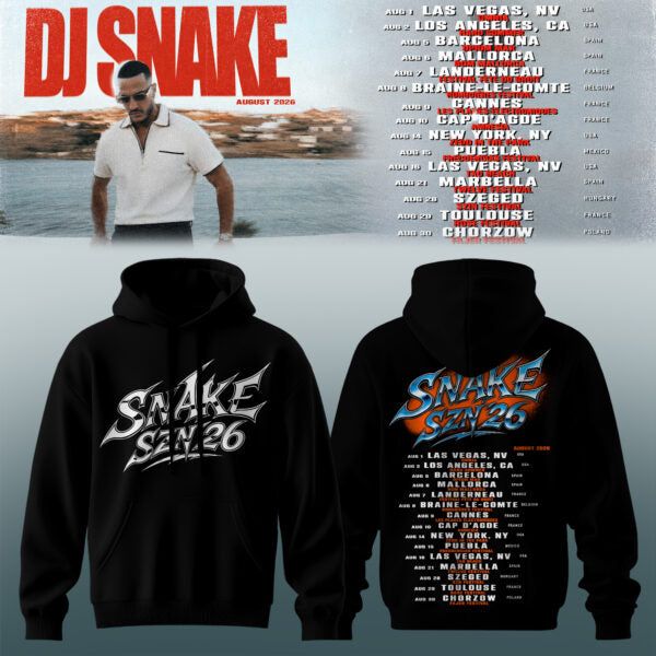 _DJ Snake 2026 Tour Premium 3D Hoodie V1