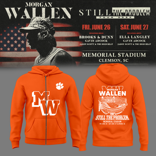 MW x The Clemson Takeover Zip Hoodie Limited Tour Drop