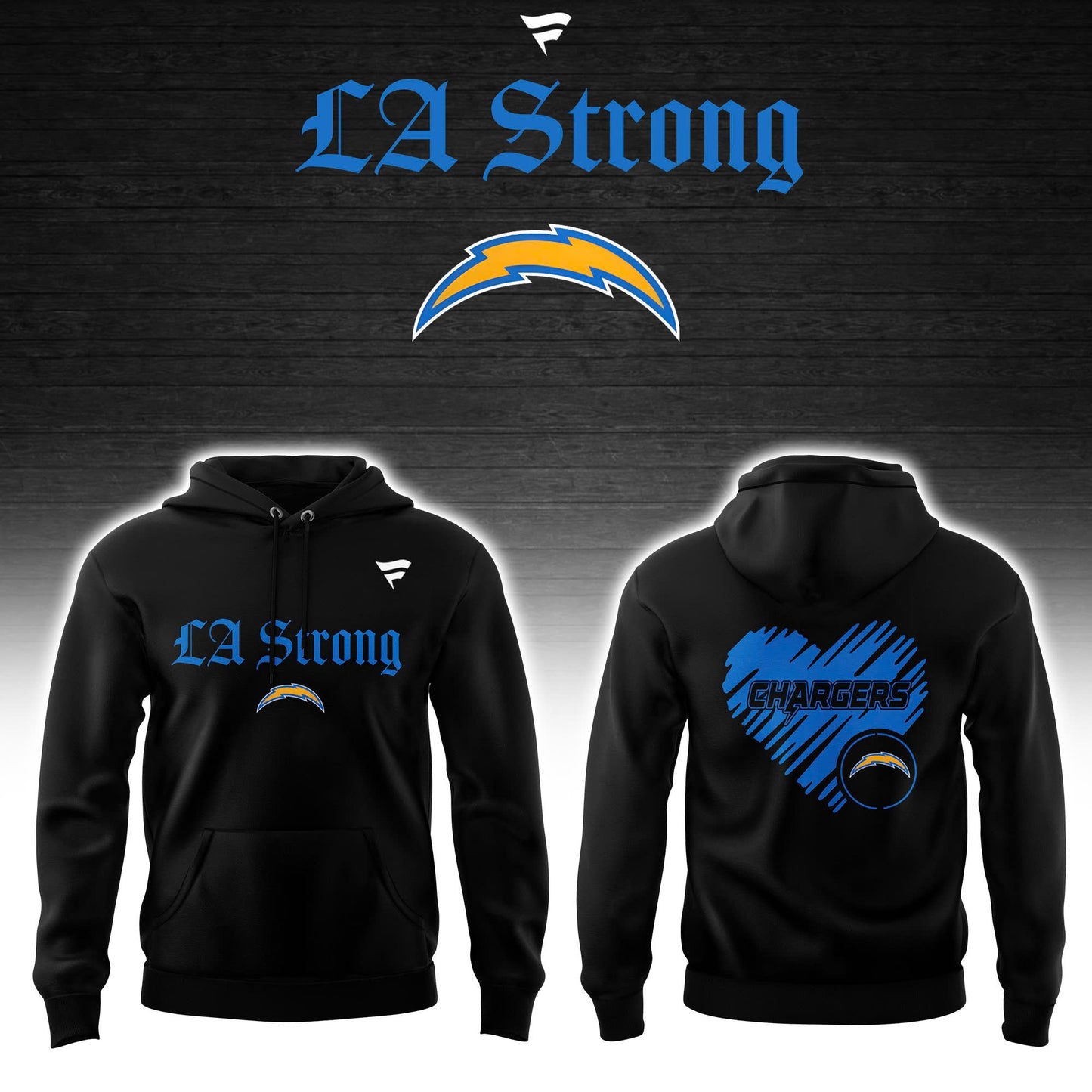 Los Angeles Chargers LA Strong Hoodie | Jogger | Cap