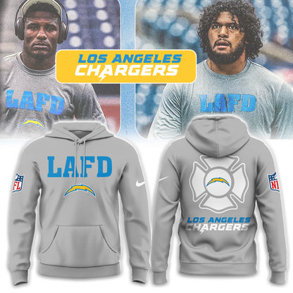 Los Angeles Chargers LAFD 2025 Hoodie V2