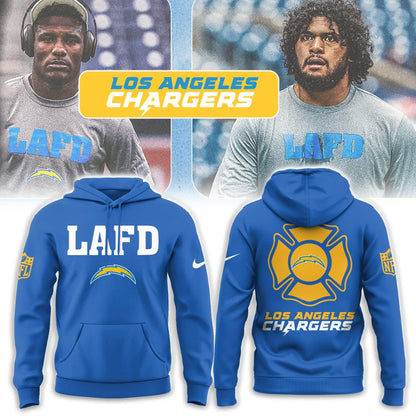 Los Angeles Chargers LAFD 2025 Hoodie