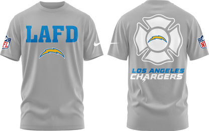 Los Angeles Chargers LAFD 2025 Tshirt V2