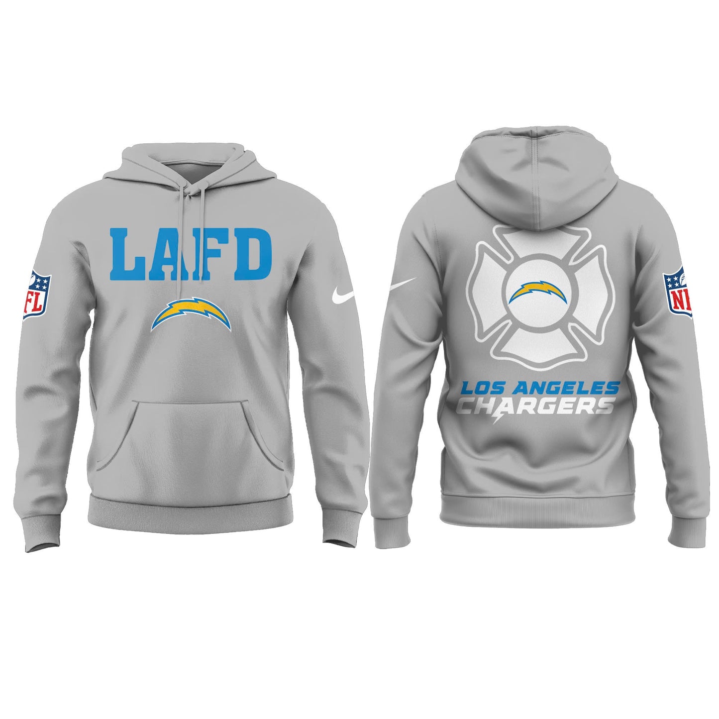 Los Angeles Chargers LAFD 2025 Hoodie V2