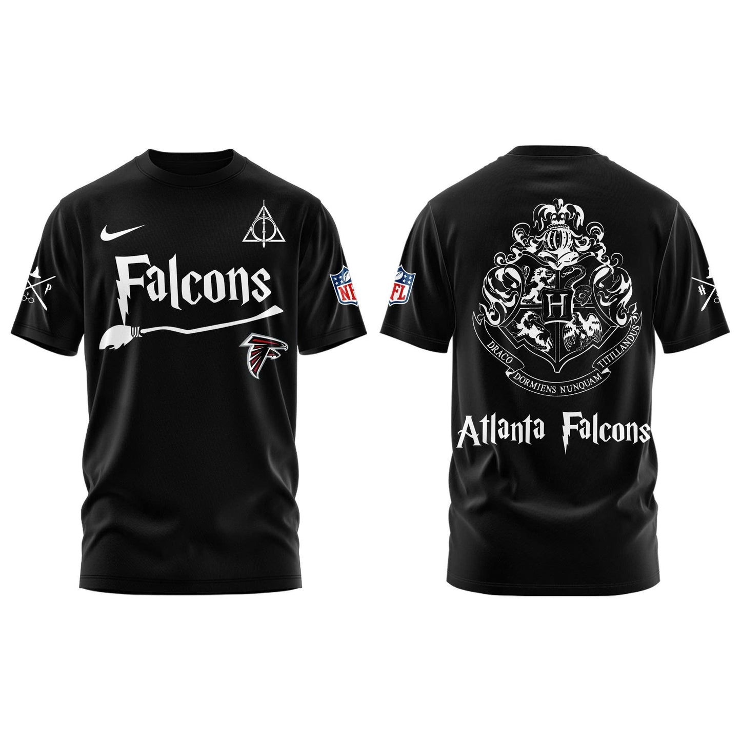 Atlanta Falcons Harry Potter 2025 Combo T-Shirt