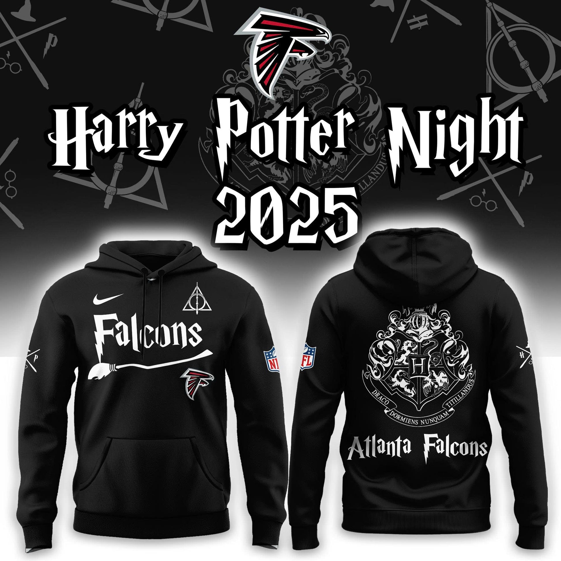 Atlanta Falcons Harry Potter 2025 Combo Hoodie