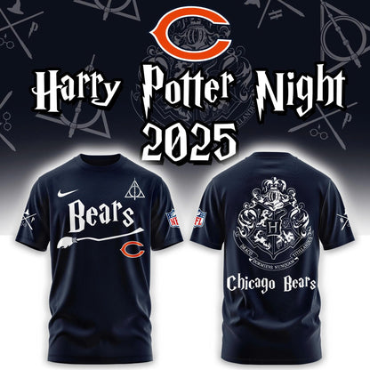 Chicago Bears Harry Potter 2025 Combo T-Shirt