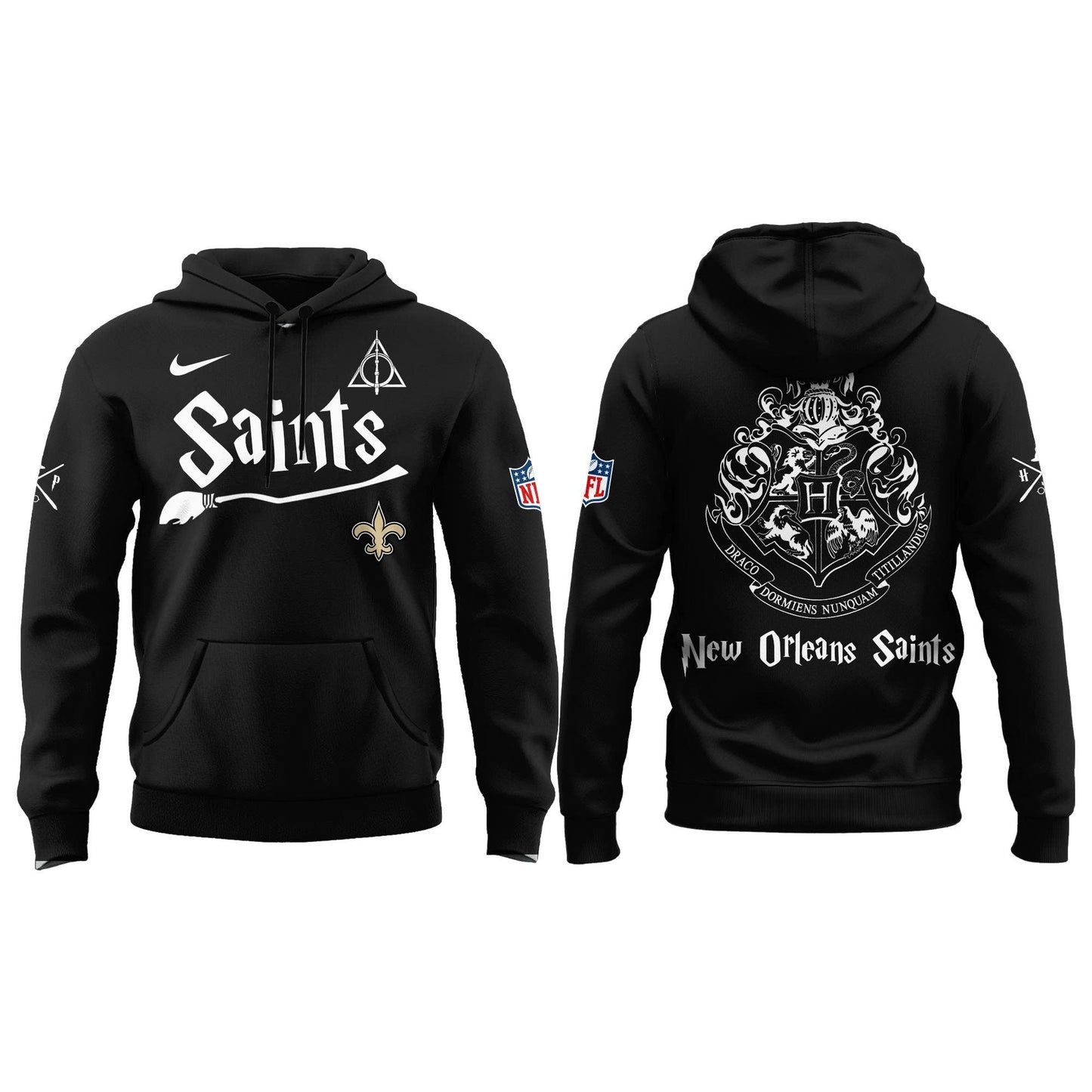 New Orleans Saints Harry Potter 2025 Combo Hoodie