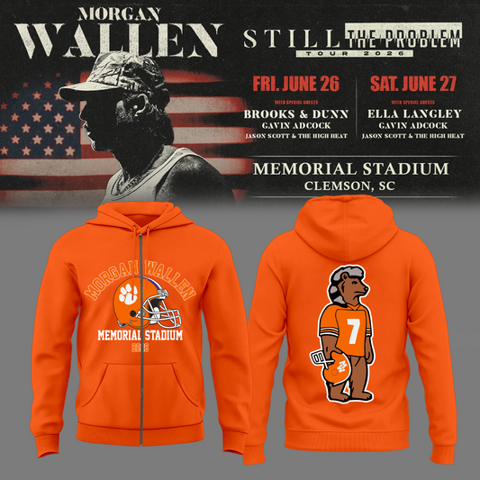MW x The Clemson Takeover Zip Hoodie Limited Tour Drop