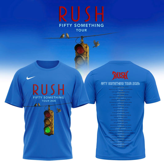 🔥 Rush “Fifty Something Tour 2026” Tee – Legendary Comeback Energy! 🔥