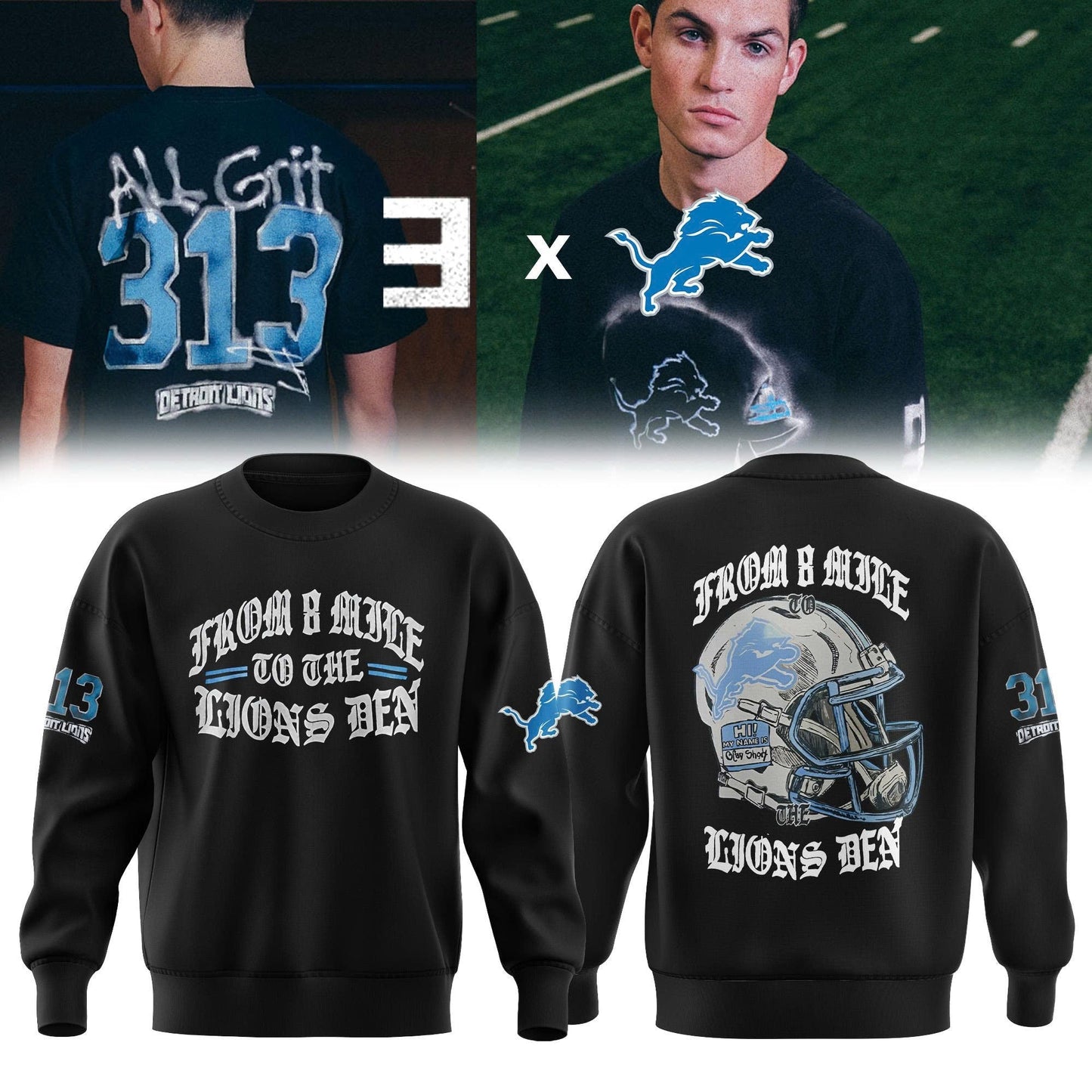 Detroit Lions x Eminem Vibe Limited Edition Sweat