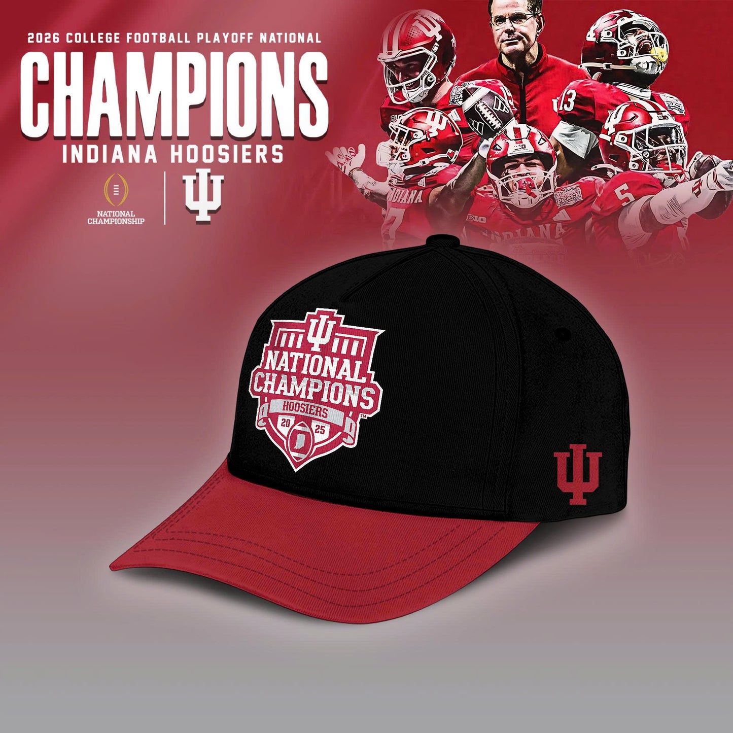 Indiana Hoosiers College Football Playoff 2025 National Champions Bomber Jacket