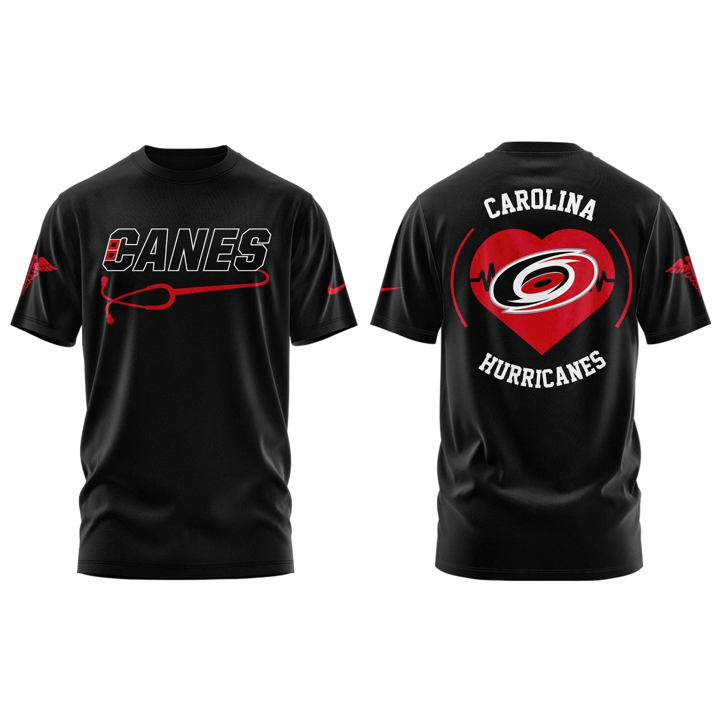 2026 Carolina Hurricanes Healthcare Appreciation Night Limited Edition T-Shirt, Jogger And Cap Outfit Black