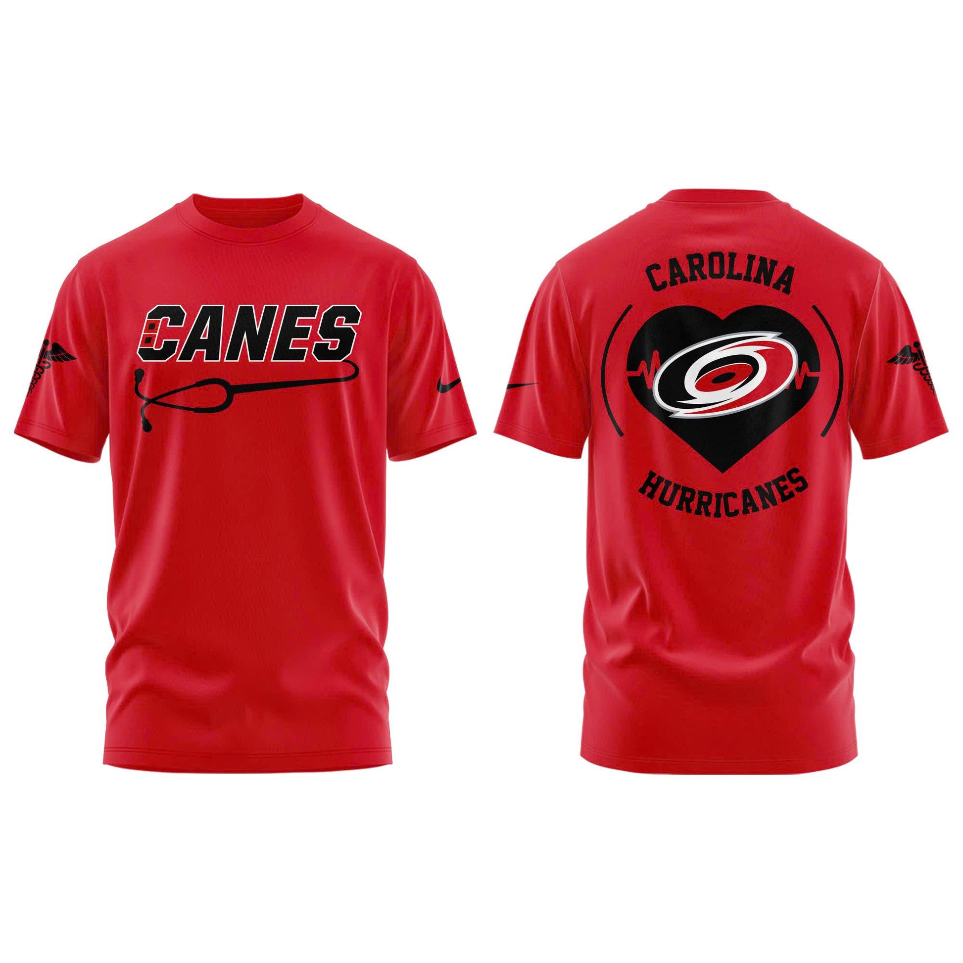 2026 Carolina Hurricanes Healthcare Appreciation Night Limited Edition T-Shirt, Jogger And Cap Outfit Red