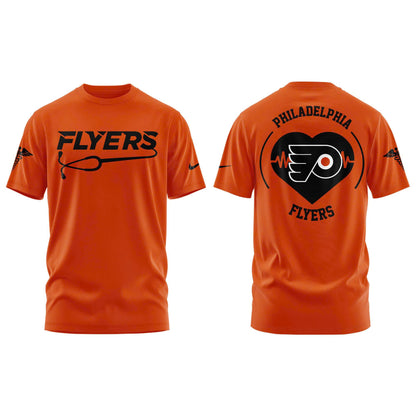 2026 Philadelphia Flyers Healthcare Appreciation Night Limited Edition T-Shirt, Jogger And Cap Outfit Orange