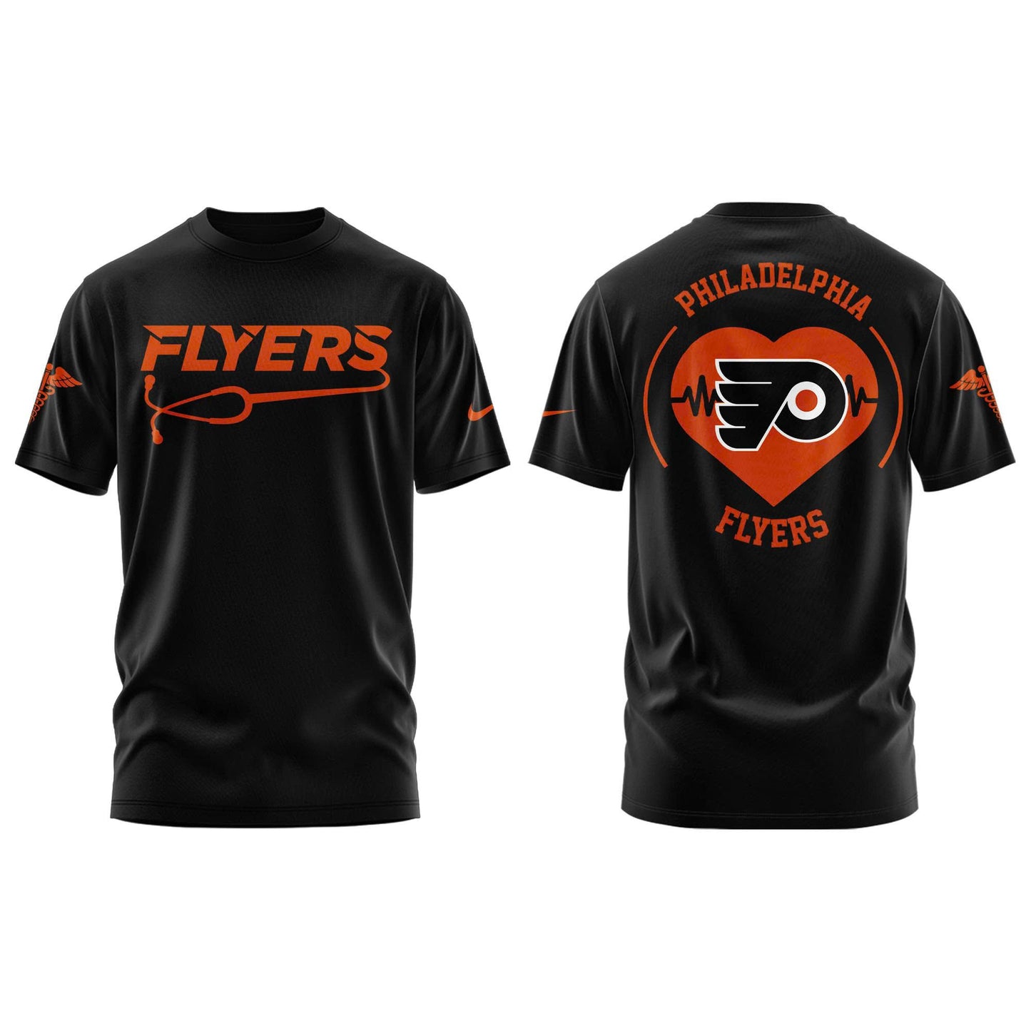 2026 Philadelphia Flyers Healthcare Appreciation Night Limited Edition T-Shirt, Jogger And Cap Outfit Black