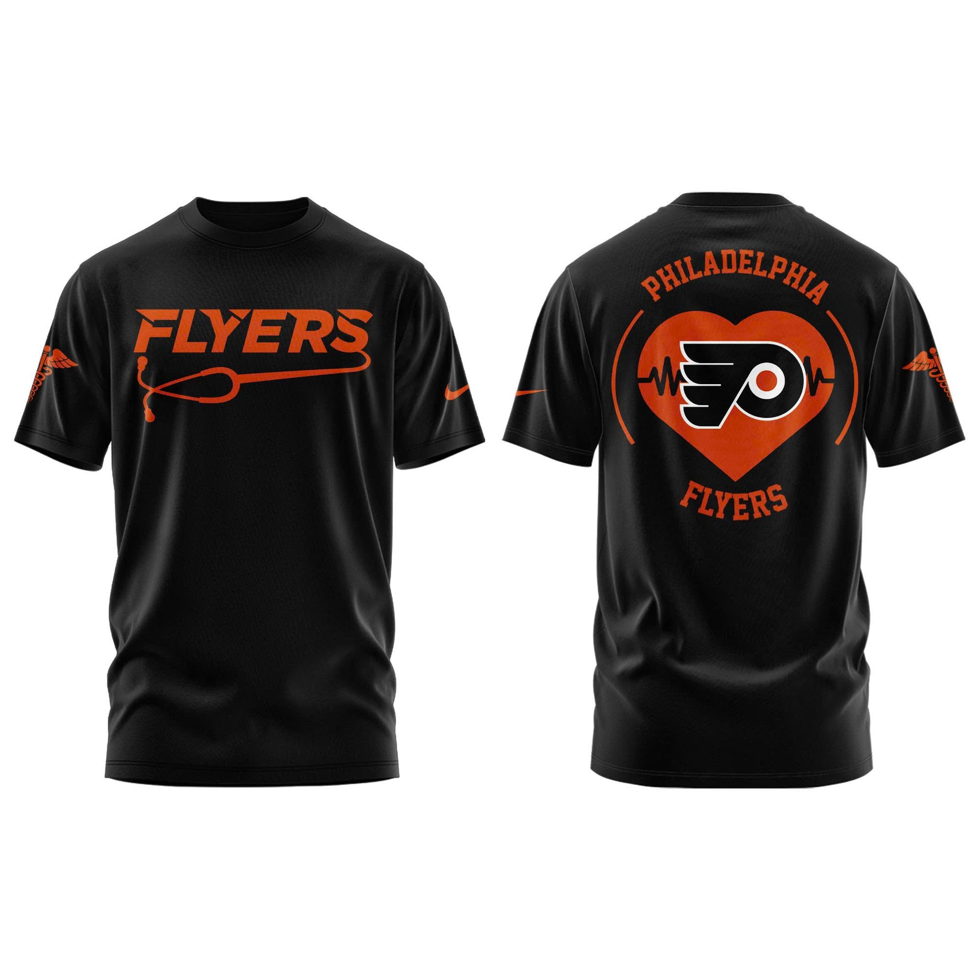 2026 Philadelphia Flyers Healthcare Appreciation Night Limited Edition T-Shirt, Jogger And Cap Outfit Black