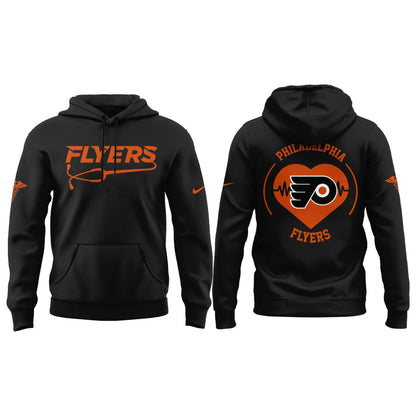 2026 Philadelphia Flyers Healthcare Appreciation Night Limited Edition Hoodie, Jogger And Cap Outfit Black