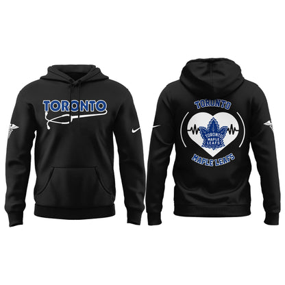 2026 Toronto Maple Leafs Healthcare Appreciation Night Limited Edition Hoodie, Jogger And Cap Outfit Black