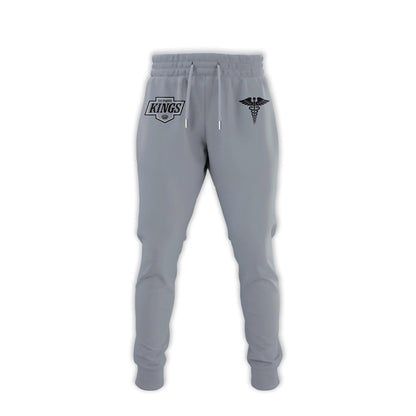 2026 Los Angeles Kings Healthcare Appreciation Night Limited Edition T-Shirt, Jogger And Cap Outfit Grey 
