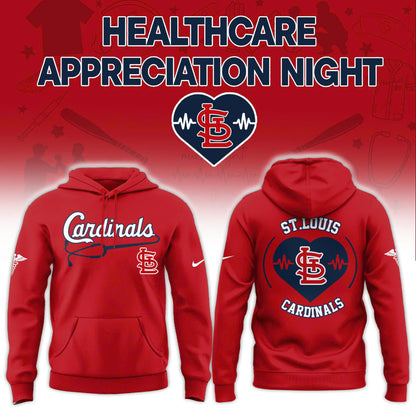 2026 St.Louis Cardinals Healthcare Appreciation Night Limited Edition Hoodie Jogger And Cap Outfit