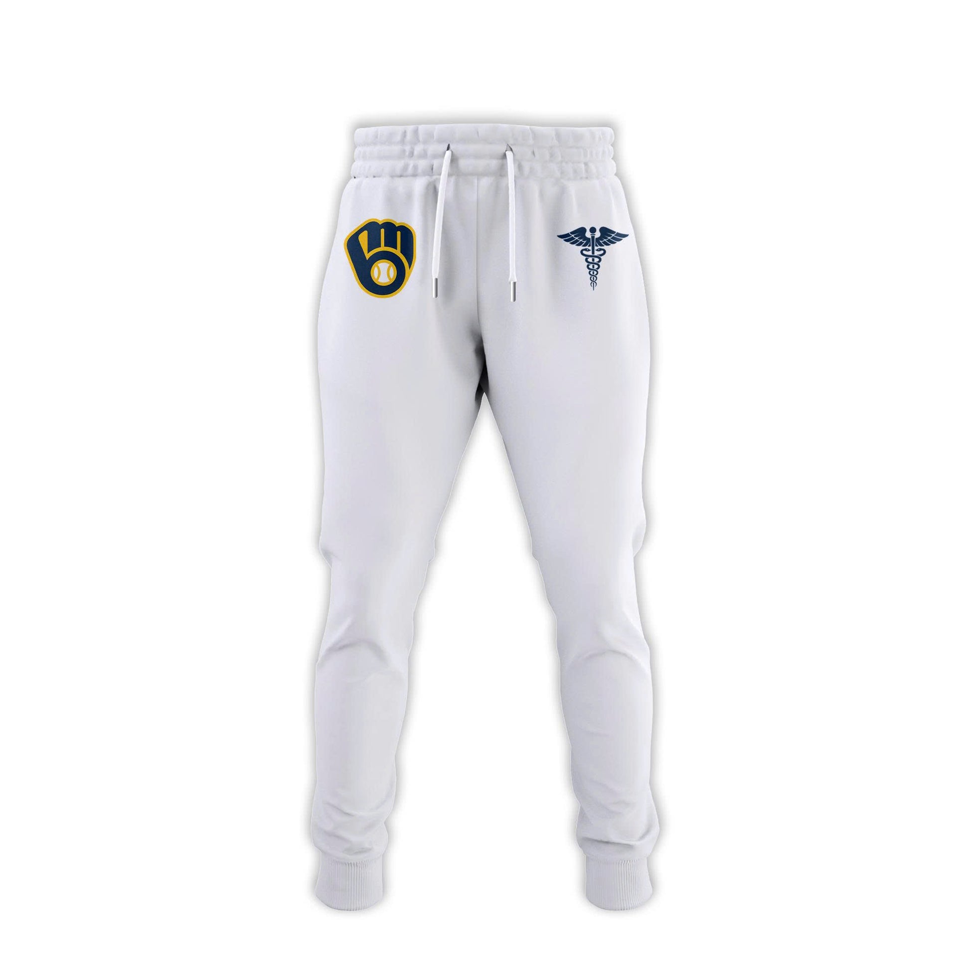 2026 Milwaukee Brewers Healthcare Appreciation Night Limited Edition Hoodie Jogger And Cap White Outfit